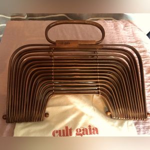 Cult Gaia Bamboo Collapsible Lilleth Bag